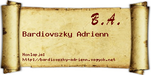Bardiovszky Adrienn névjegykártya